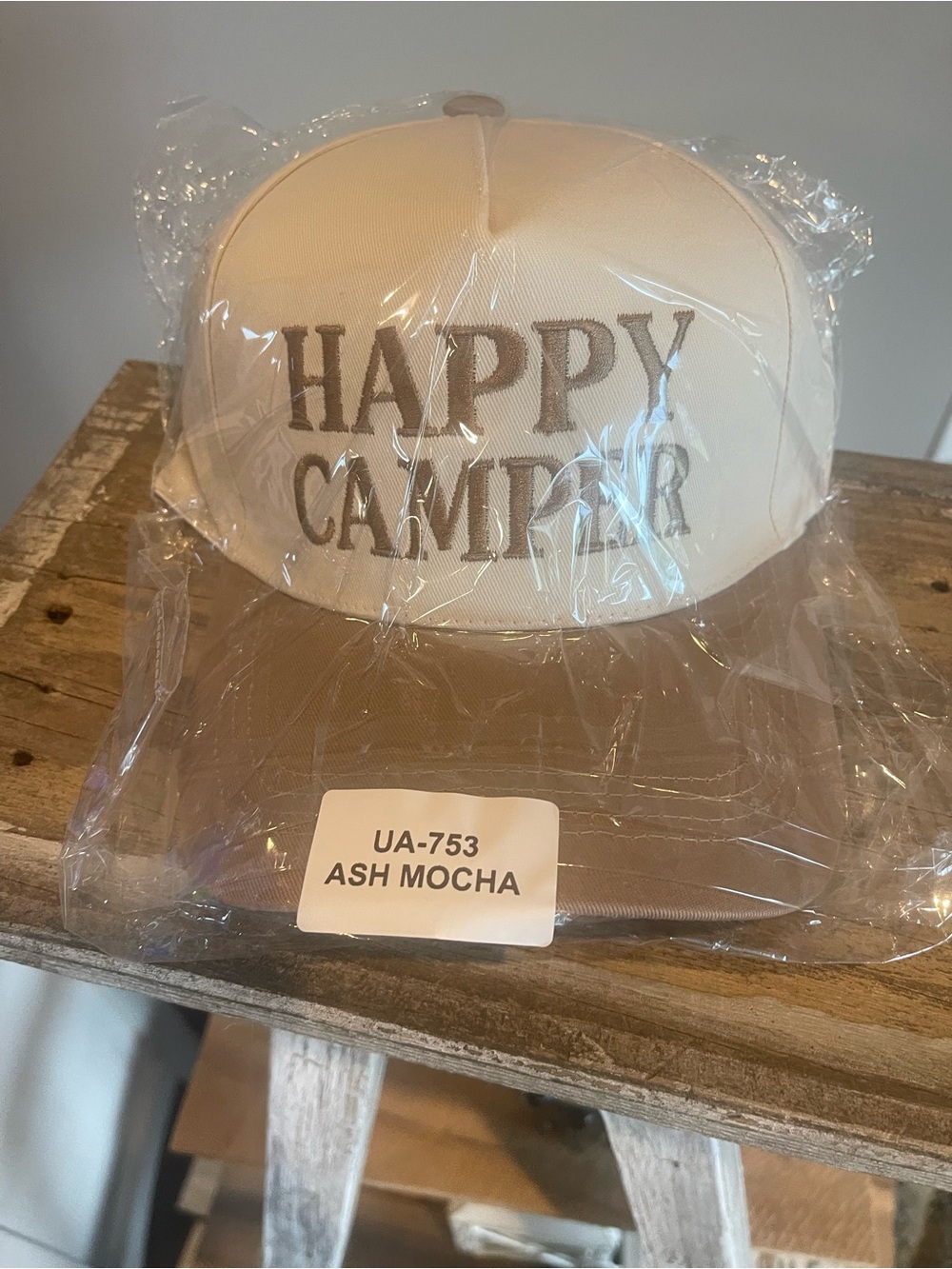 Happy Camper Ash Mocha Cap